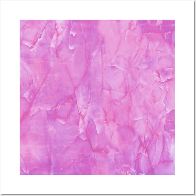 Lavender Purple Marble Pattern Wall Art by thesnowwhyte